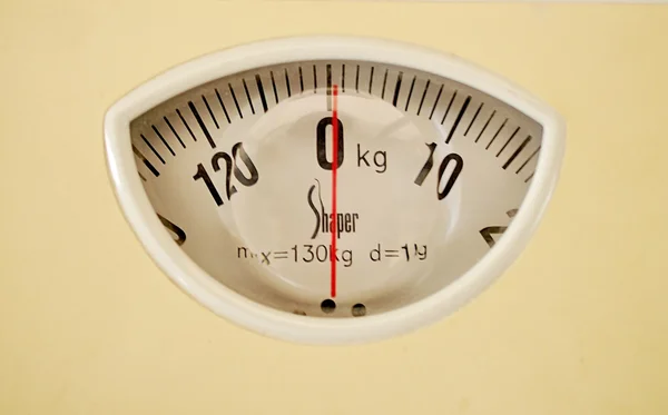 Scale weight white background.