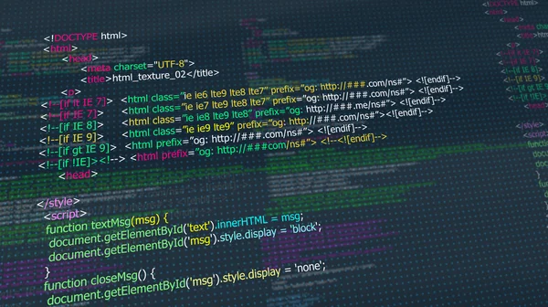 Code, HTML web programming  background