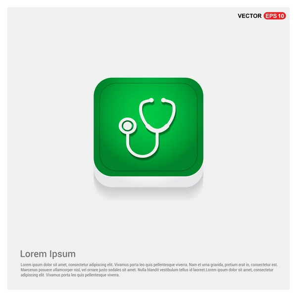 Medical stethoscope icon