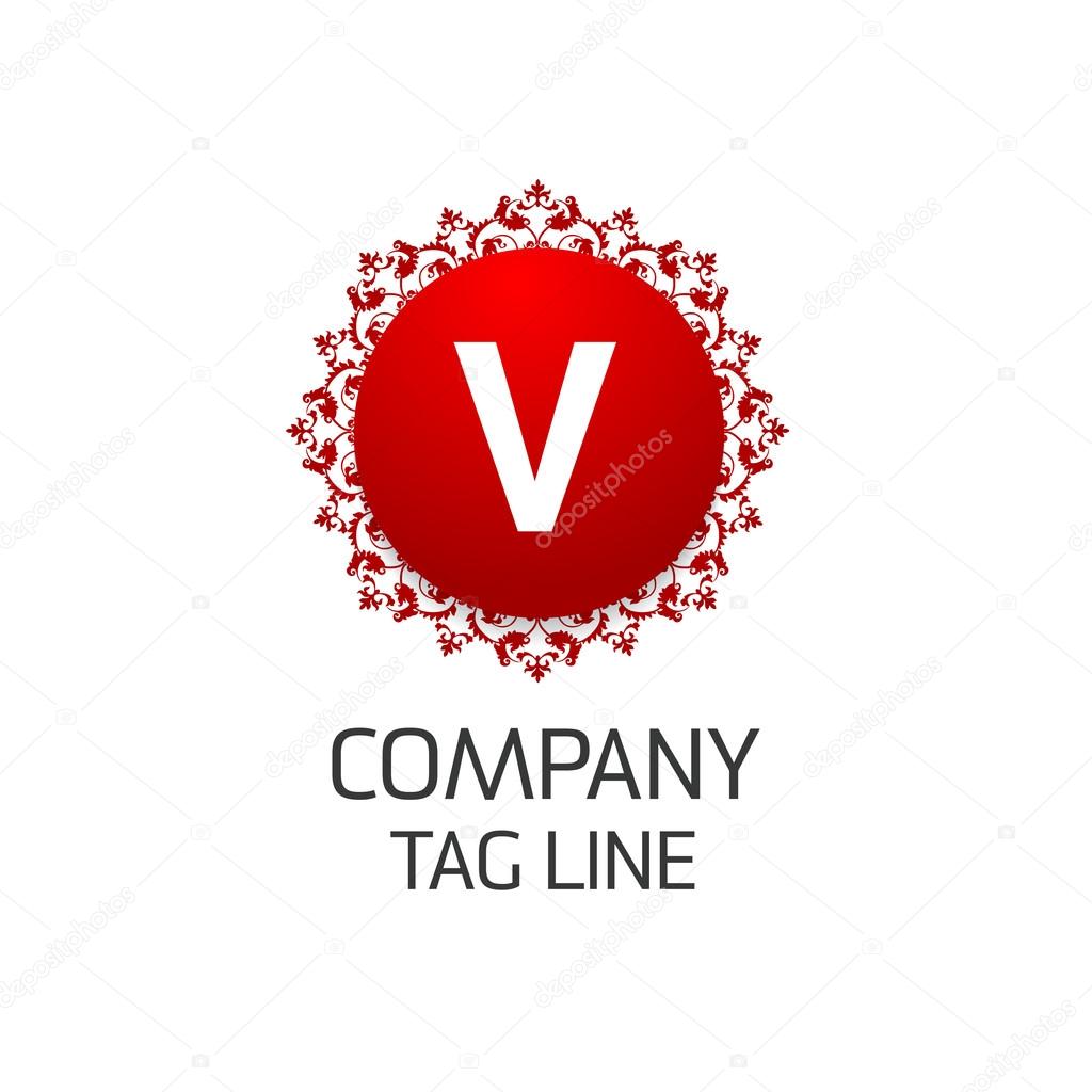 Company Logo Design with Letter V — Stock Vector © ibrandify 93246636