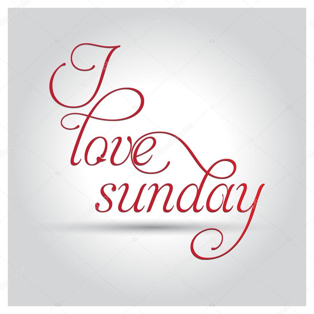 Love sunday inscription Love sunday inscription