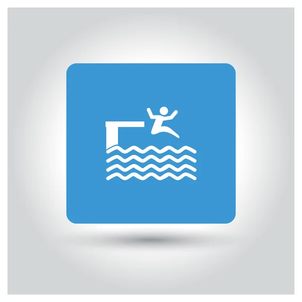 Jumping in water allowed icon