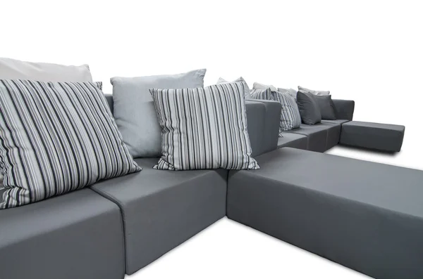 Outdoor indoor sofa with cushions and pillow