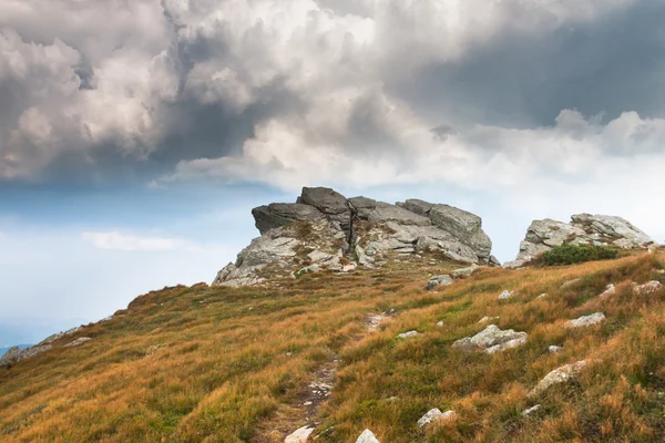 Clouds in the mountains