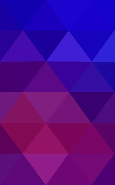 Multicolor blue, red polygonal design pattern, which consist of triangles and gradient in origami style.