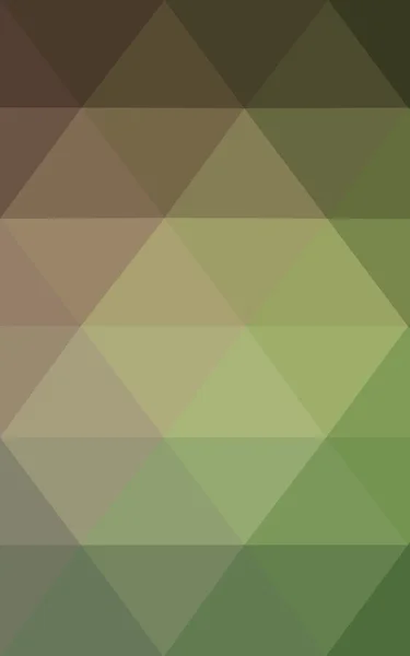 Multicolor red, green polygonal design pattern, which consist of triangles and gradient in origami style.