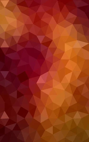 Multicolor red, yellow, orange polygonal design pattern, which consist of triangles and gradient in origami style.