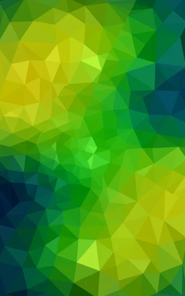 Multicolor dark green, blue polygonal design pattern, which consist of triangles and gradient in origami style.