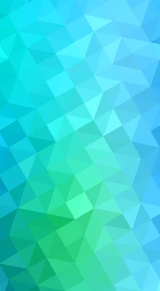 Multicolor green, blue polygonal design illustration, which cons