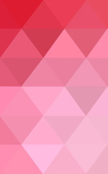 Red polygonal design pattern, which consist of triangles and gradient in origami style.