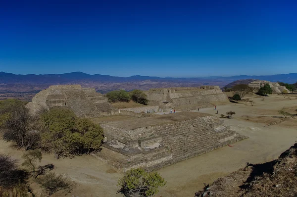 Monte Alban - the ruins of the Zapotec civilization in Oaxaca, M