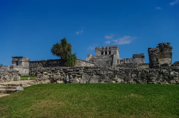 Tulum, Mayan Ruins Besides Caribbean Sea. Riviera Maya, Travelin