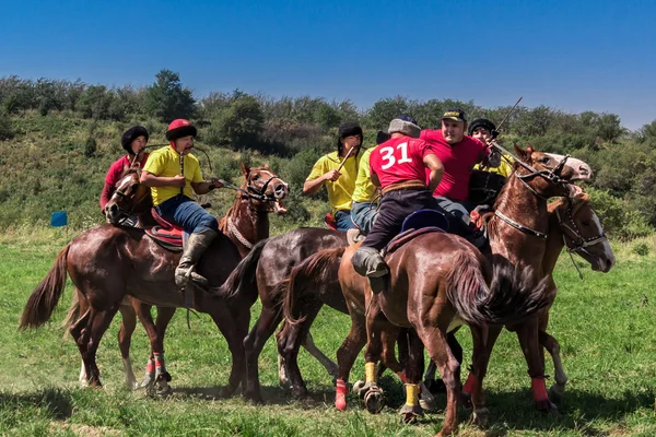 Kazakh national team game riding Kokpar