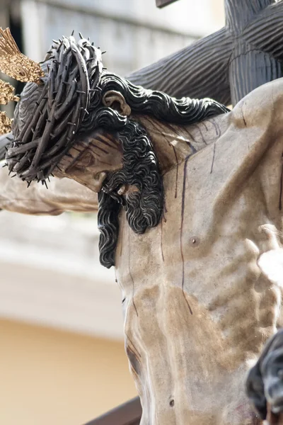 Holy Week in Seville, crucified the carreteria
