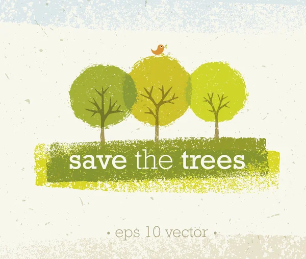 Save The Trees Creative Concept