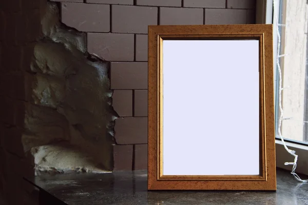 Photo frame with a white background
