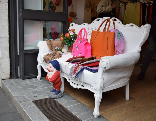 MILAN, ITALY - APRIL 16: Furniture on display at Fuorisalone, set of events distributed in different areas of the town during Milan Design Week on APRIL 16, 2016 in Milan