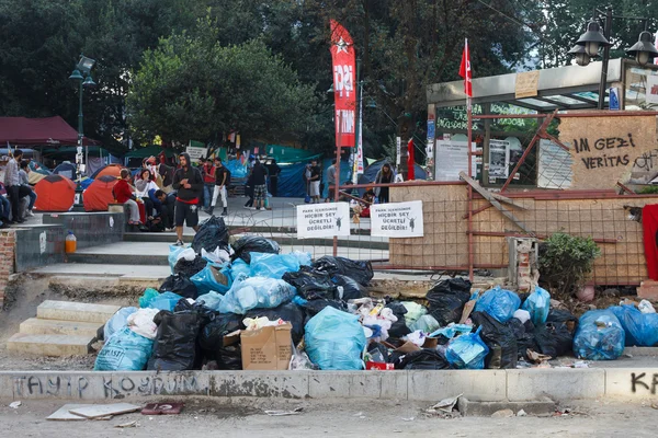 People living in Gezi Park