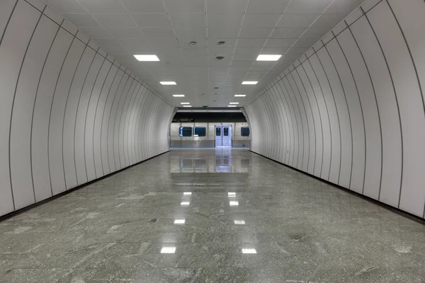 Empty gallery in Istanbul Metro