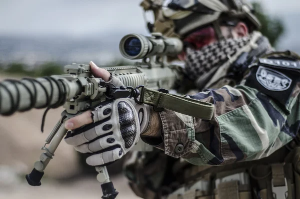 Sniper scope aim target