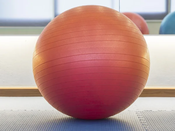 Yoga ball in fitness room