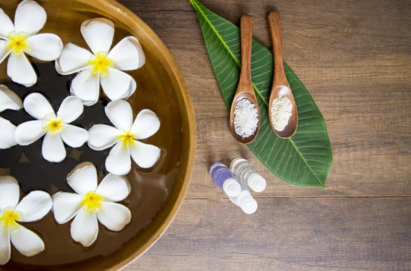Spa massage and treatment on the wood, Thailand, select focus