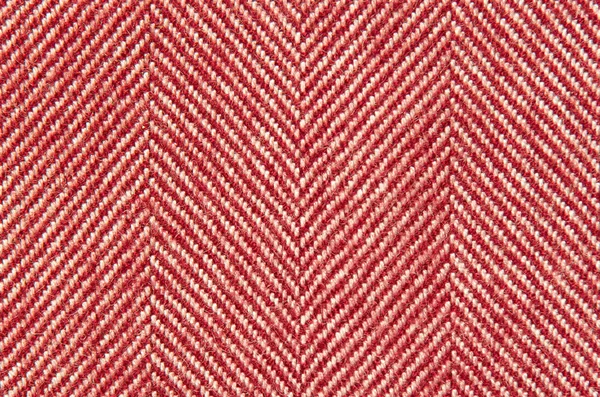 Red-white herringbone wool fabric texture pattern