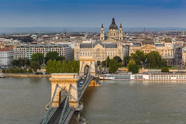 Panorama of Budapest city