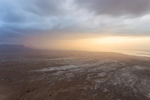 Judaean desert panorama in Israel