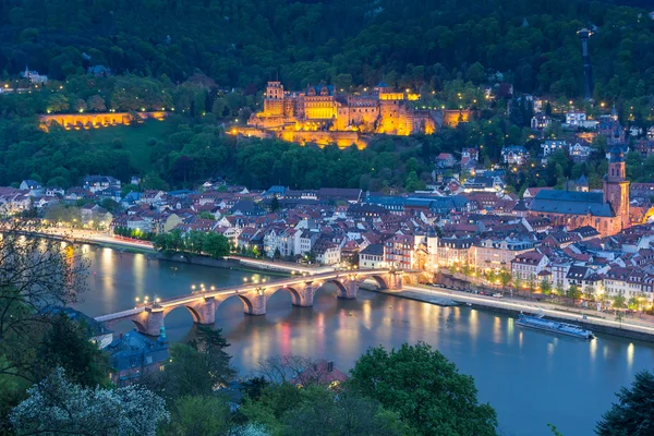 View on Heidelberg town, Germany