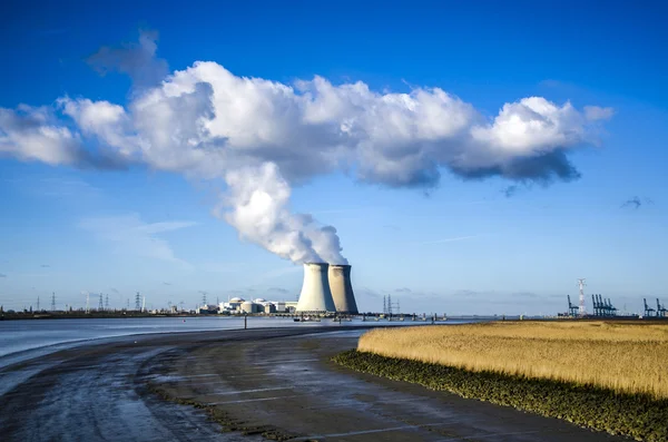 Doel Nuclear Power Station, Antwerp, Belgium JANUARY 17 2015