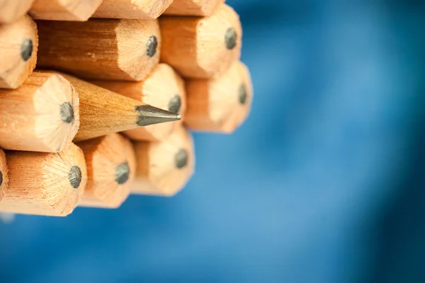 Heap of wooden pencils