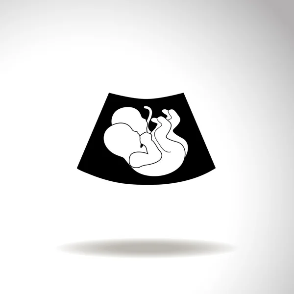 Ultrasound icon. Maternity icon. Twins. In Vitro Fertilization.