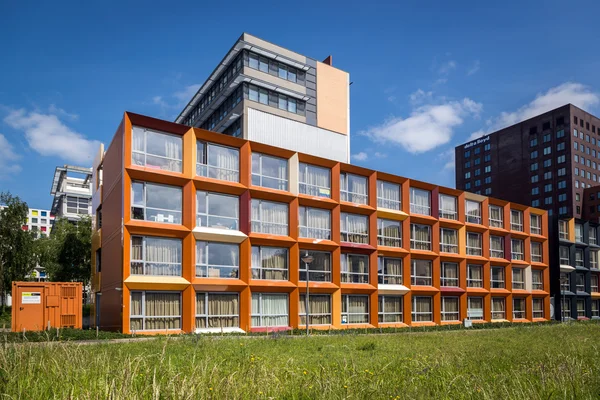 Modern building made of containers