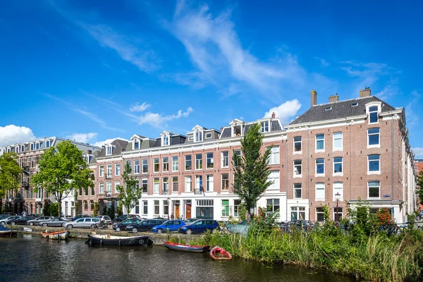 Residential buildings in edge of Amsterdam canals