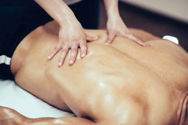 Physical therapist doing massage