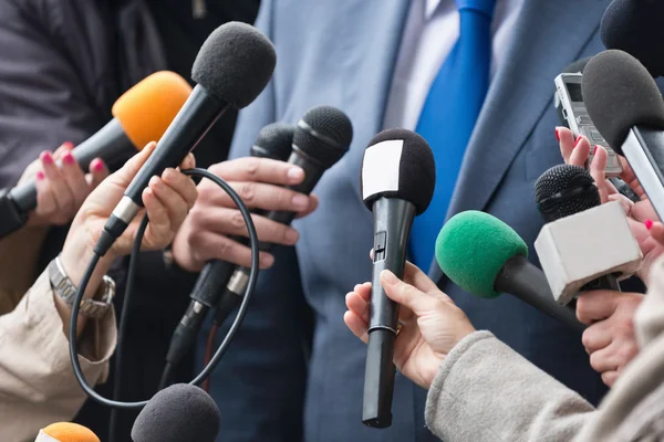 Journalists Interviewing politician