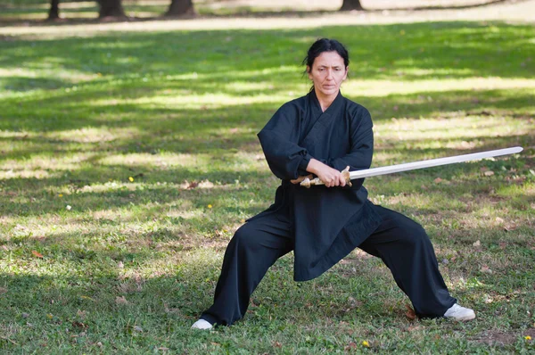 Female martial arts master