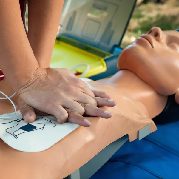 Chest compression demonstration