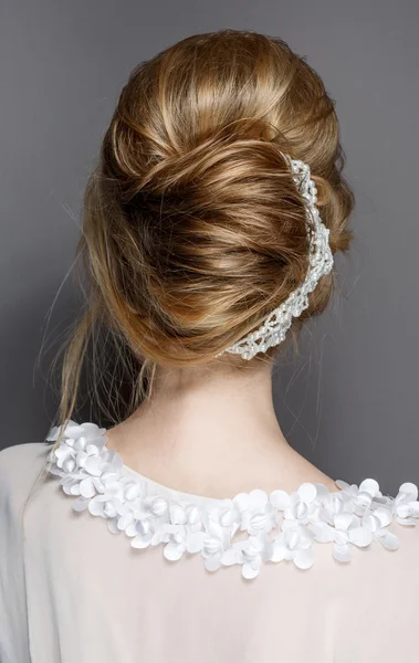 Beautiful brides hairstyle for wedding