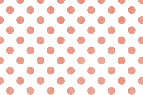 Watercolor pink polka dot background.