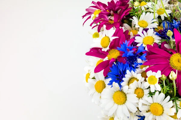 Bouquet of bright wildflowers.