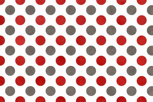 Watercolor dark red and grey polka dot background.