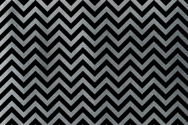 Silver stripes on black background, chevron.
