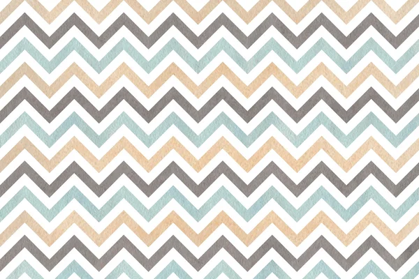 Watercolor beige, gray and blue stripes background, chevron.