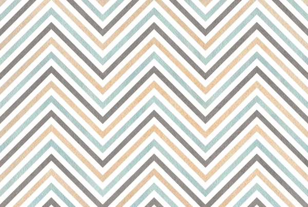 Watercolor beige, gray and blue stripes background, chevron.
