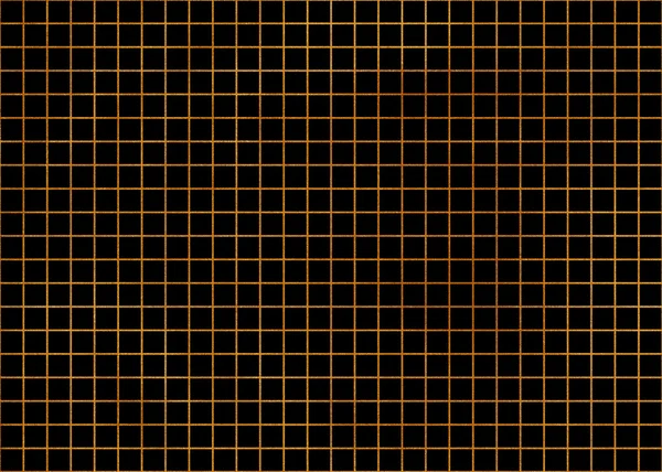 Golden grid or net on white background.