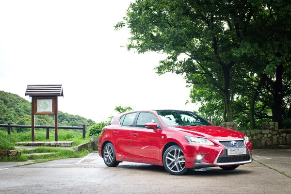 Lexus CT200h F-Sport Test Drive on May 20 2014 in Hong Kong.