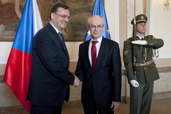 Petr Necas and Herman Van Rompuy