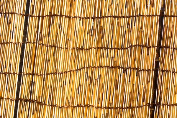 Bamboo screen made with small bamboo sticks